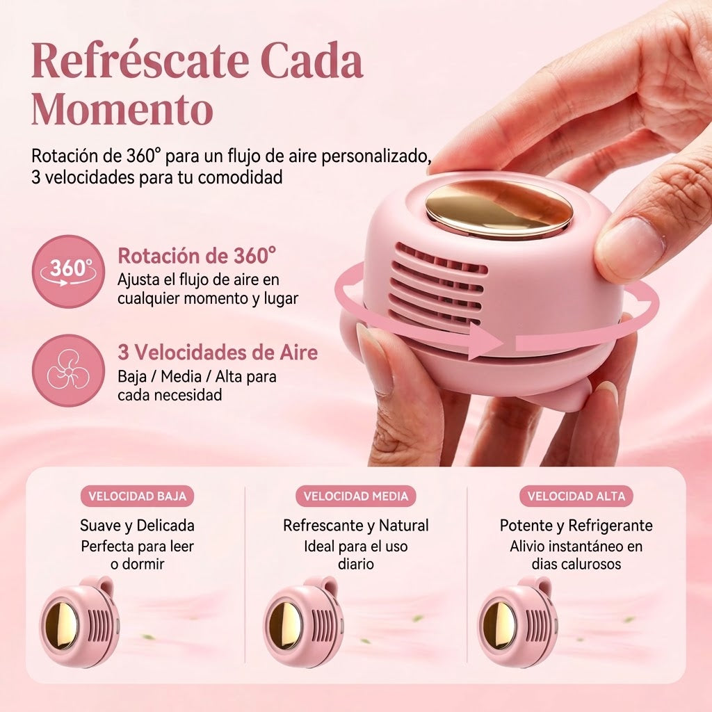 Rotación 360° y 3 velocidades
